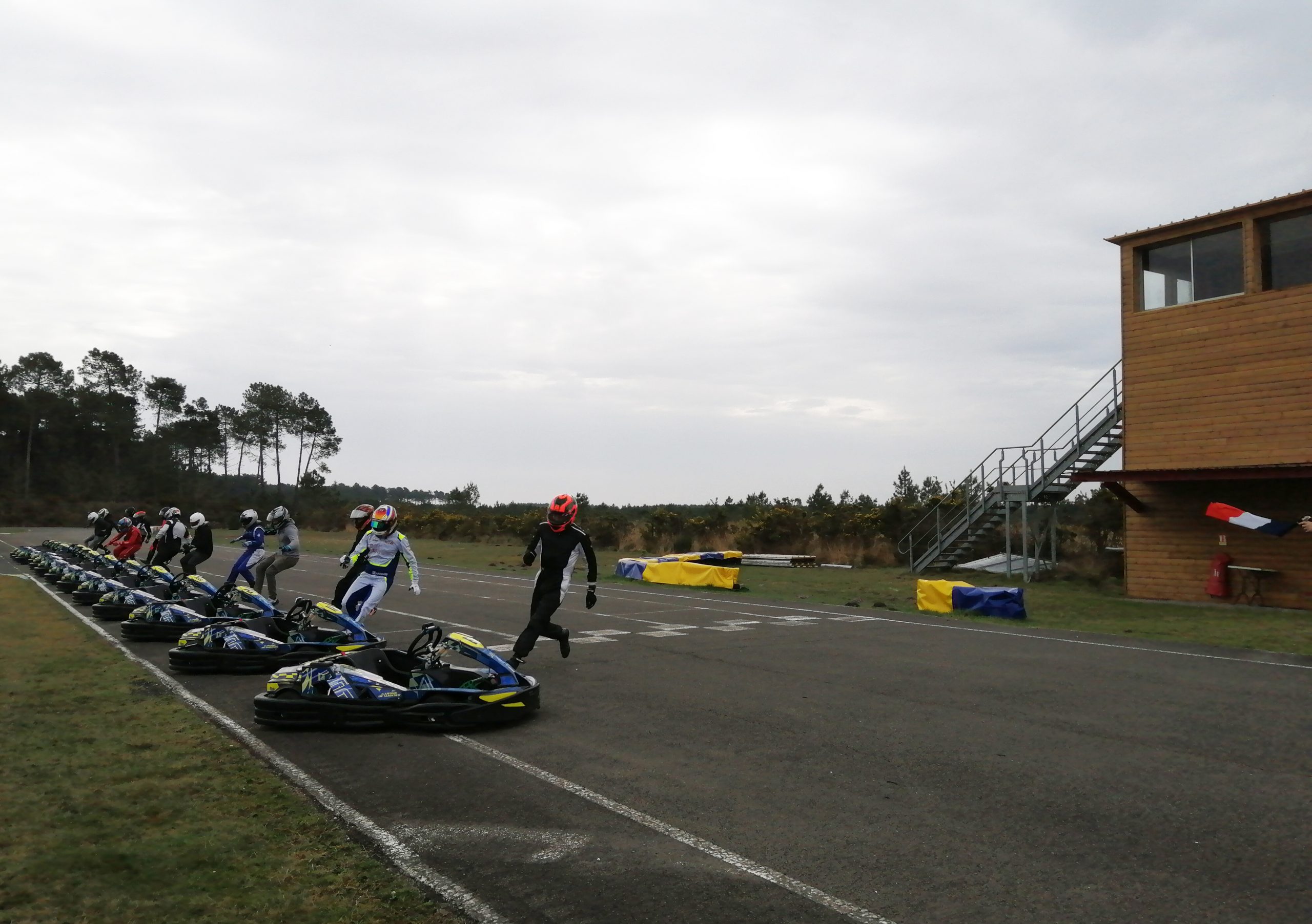 Karting de Magescq : Style de départ