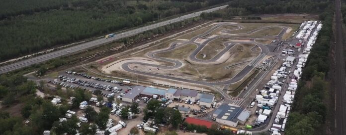 Sologne-Karting : La piste vue du ciel