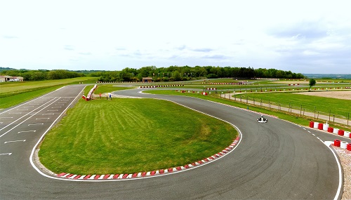 Karting de Caudecoste : Epingle sur le circuit