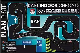 Kart Indoor Chrono : Plan de la piste