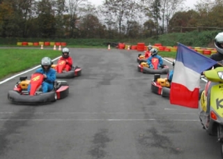 Karting GKL 53 : Départ d'une course