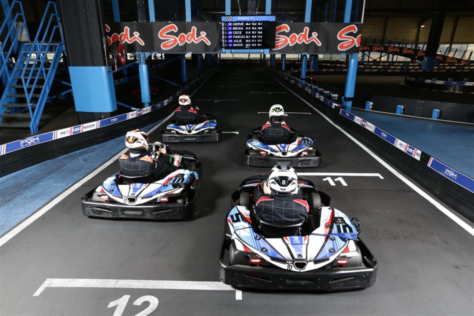 Metz Kart Indoor : Départ course 