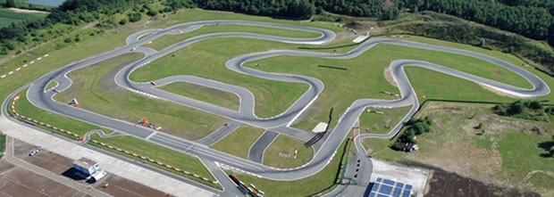Racing Kart JPR : Vue aérienne de la piste