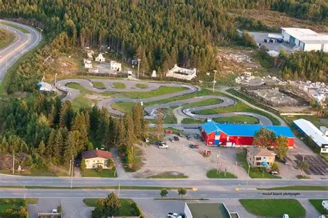 Karting Saguenay : Vue sur la piste