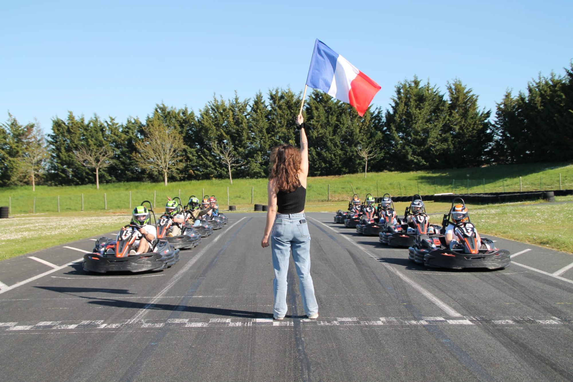 Circuit de l'Indre : Départ d'une course