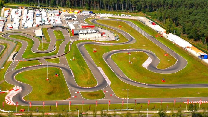 Karting_Genk Karting Genk : Vue aérienne sur la piste